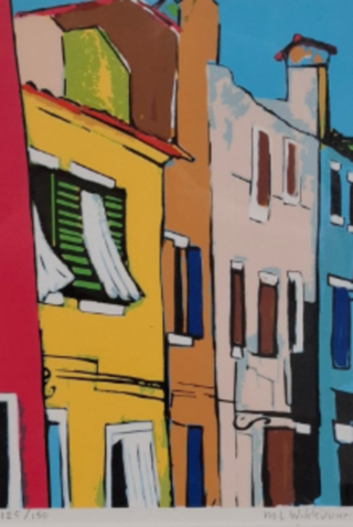 Zeefdruk, Maya Wildevuur, Burano, 125/150
